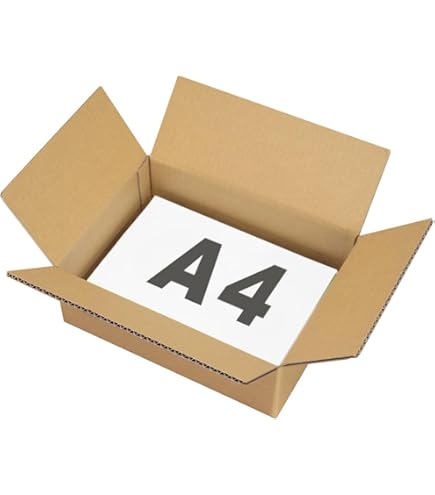 Amazon | ボックスバンク ダンボール A4 30枚セット 宅配 80サイズ